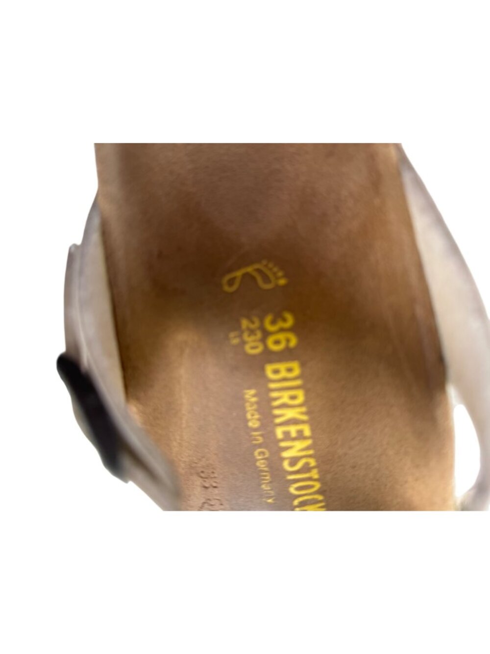 Birkenstock Gizeh White Thong Sandals Women EU 36 US 5 Cork Footbed - Picture 14 of 14